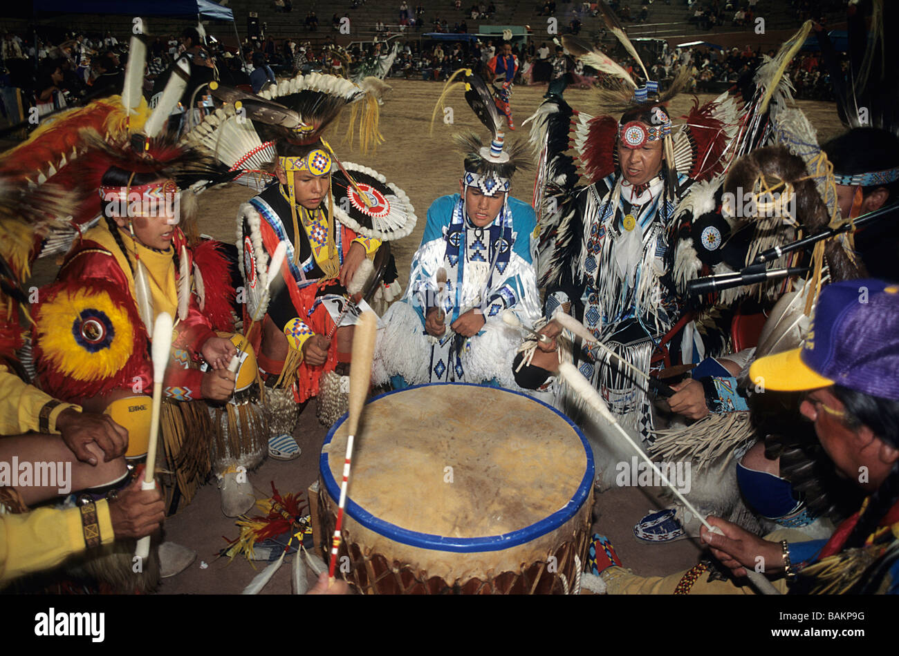 Stati Uniti, Arizona, Navajo Nation, POW WOW Foto Stock