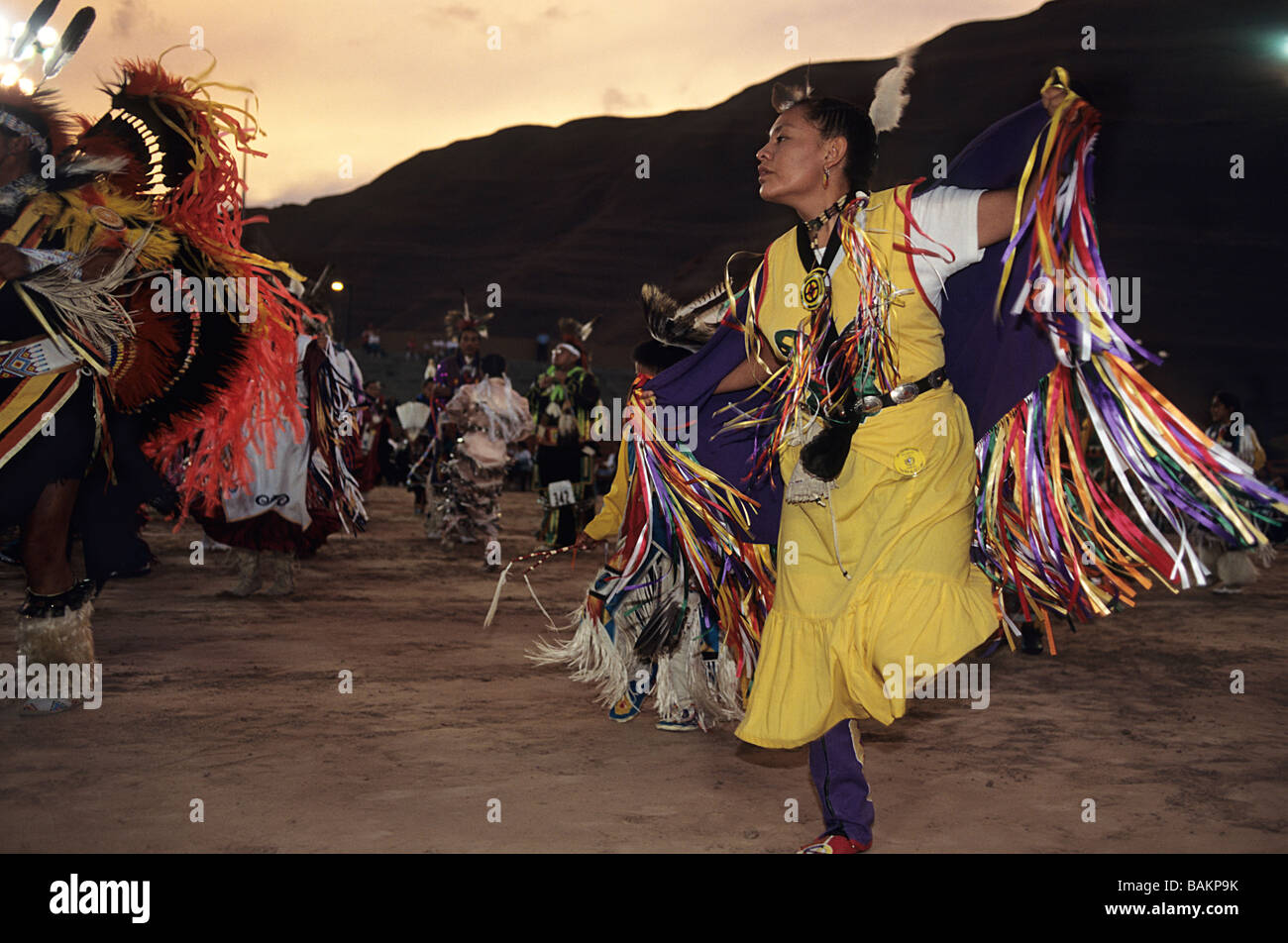 Stati Uniti, Arizona, Nazione Navajo, POW WOW Foto Stock