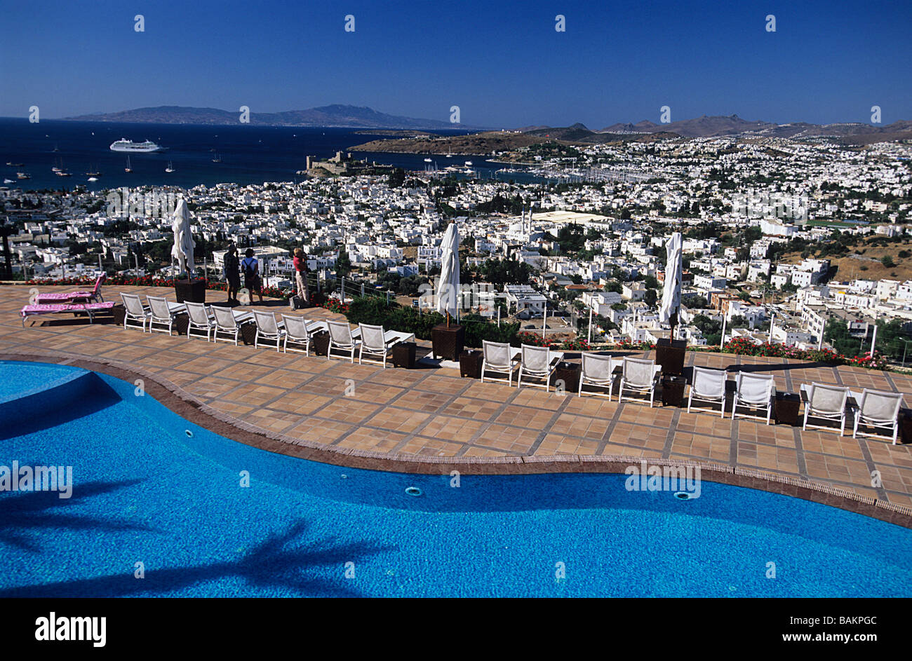 La Turchia, regione del Mar Egeo, Bodrum, Marmara Bodrum Hotel Foto Stock