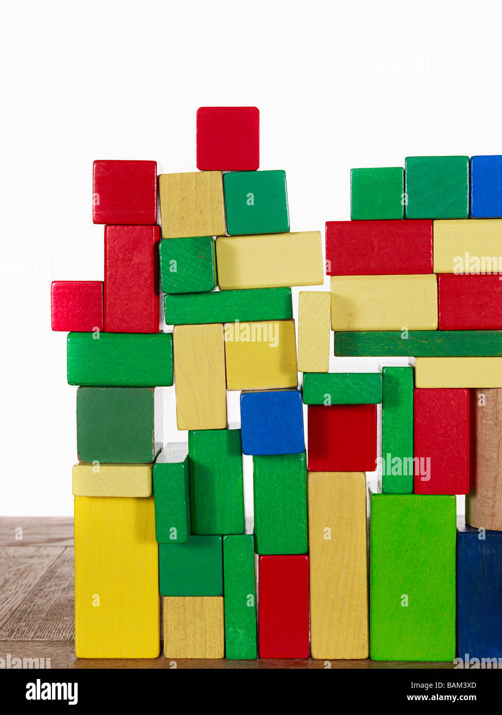 Colorati blocchi di costruzione Foto Stock