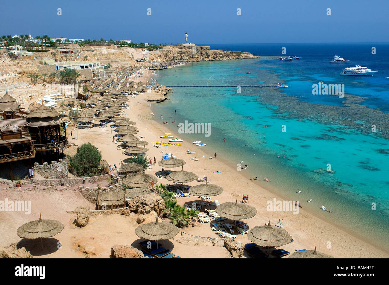 L'Egitto, il Sinai Sharm el Sheikh Ras Umm Sid Beach Foto Stock