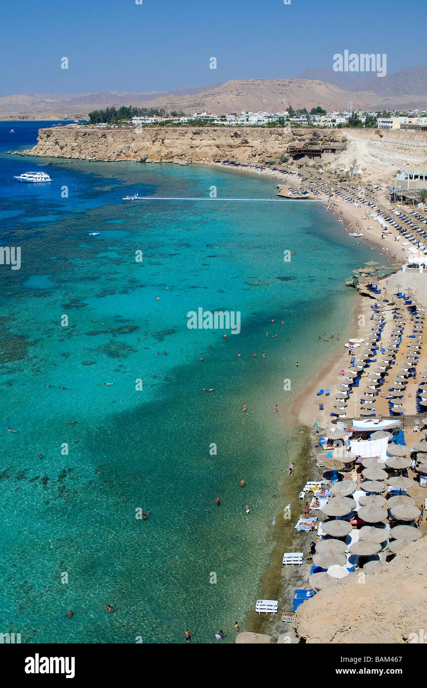 L'Egitto, il Sinai Sharm el Sheikh Ras Umm Sid Beach Foto Stock