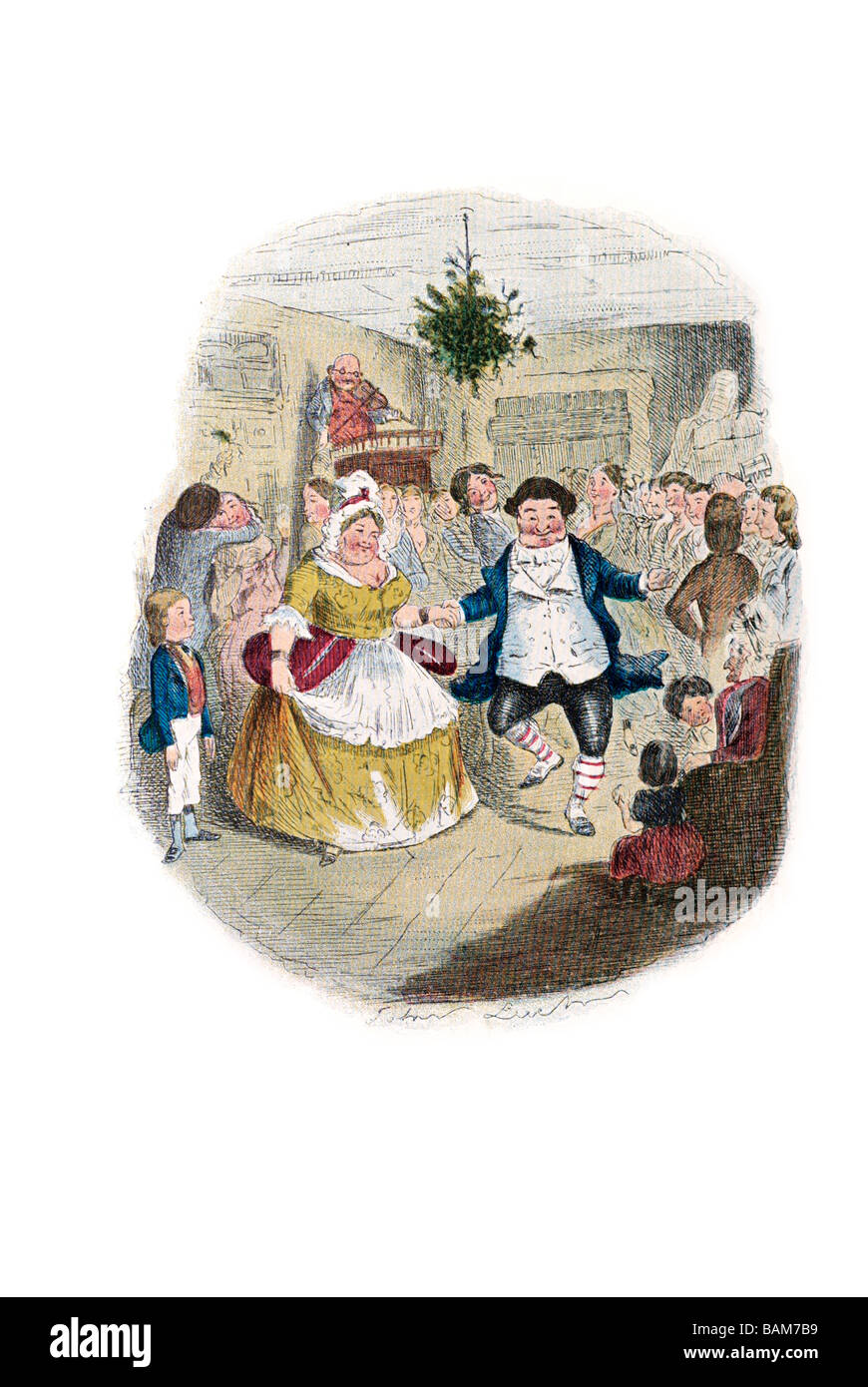 Signor fezziwigg s sfera un canto di Natale in prosa, essendo un fantasma racconto di Natale di Charles Dickens Foto Stock