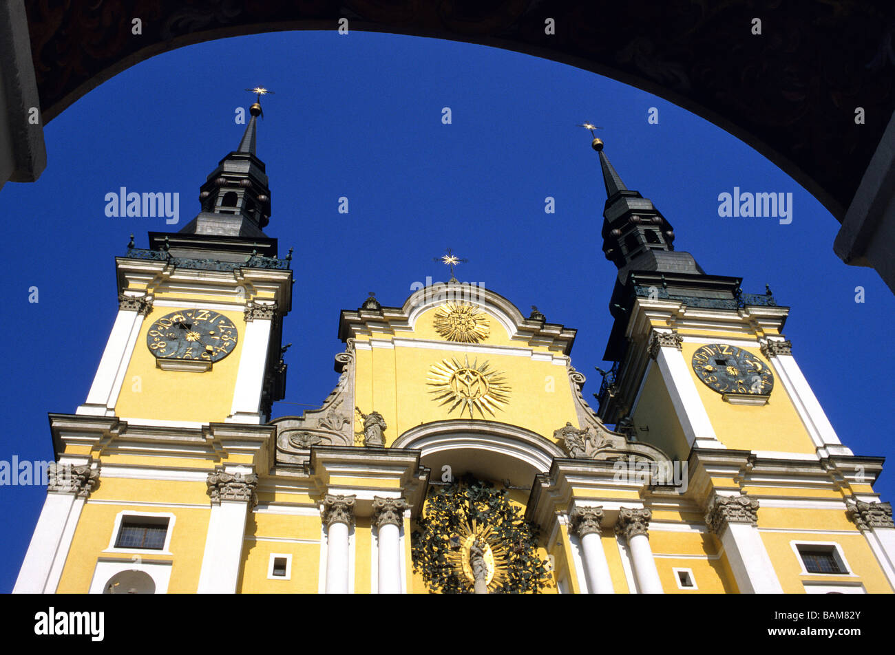 La Polonia, Regione Warmian-Masurian, Swieta Lipka, gesuita edificio conventuale con lo stile barocco della fine del XVIII secolo Foto Stock