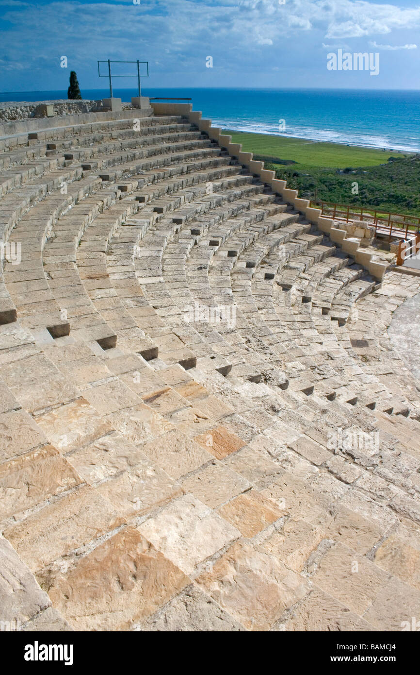 Kourion antico teatro Foto Stock