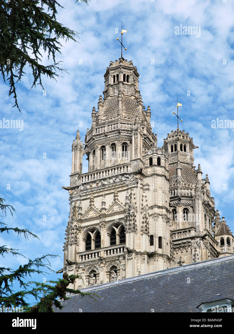 Saint Gratien cattedrale, Tours, Francia. Foto Stock