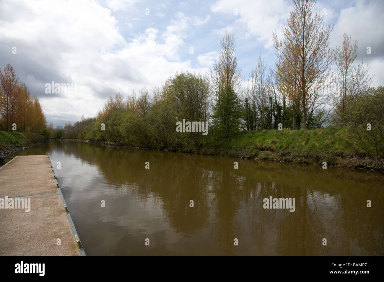 Toome canal toomebridge County Antrim Irlanda del Nord Regno Unito Foto Stock