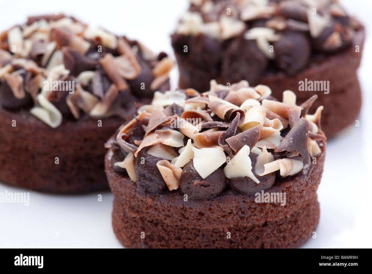 torte al cioccolato Foto Stock