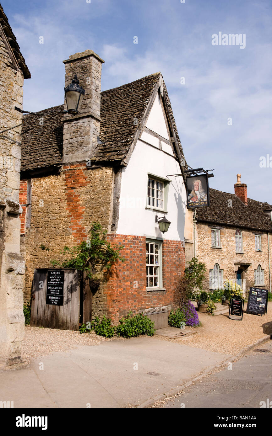 Lacock Wiltshire, Inghilterra REGNO UNITO Foto Stock