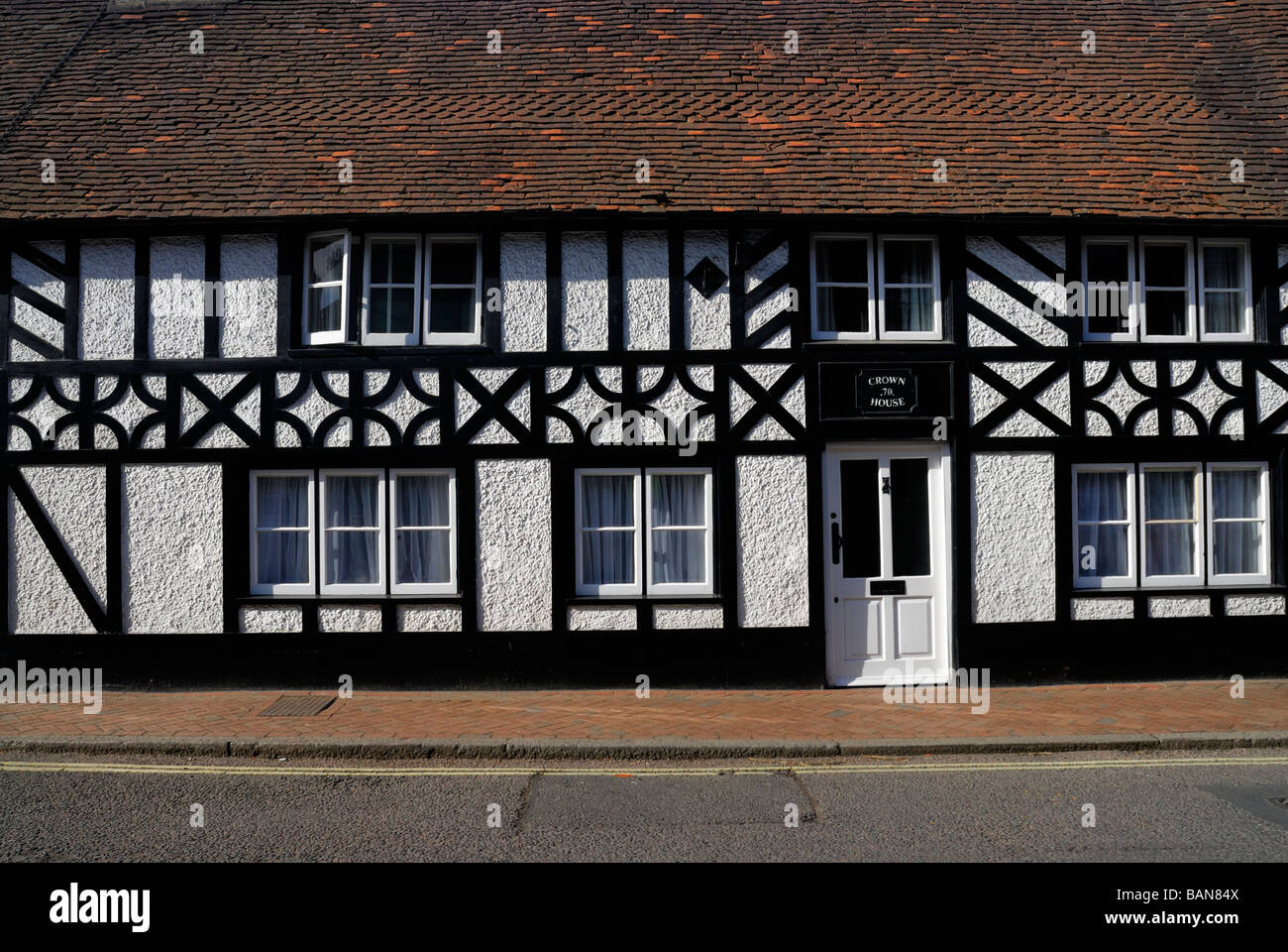 Edifici tradizionali nel centro della città in Great Missenden Buckinghamshire England Regno Unito Foto Stock