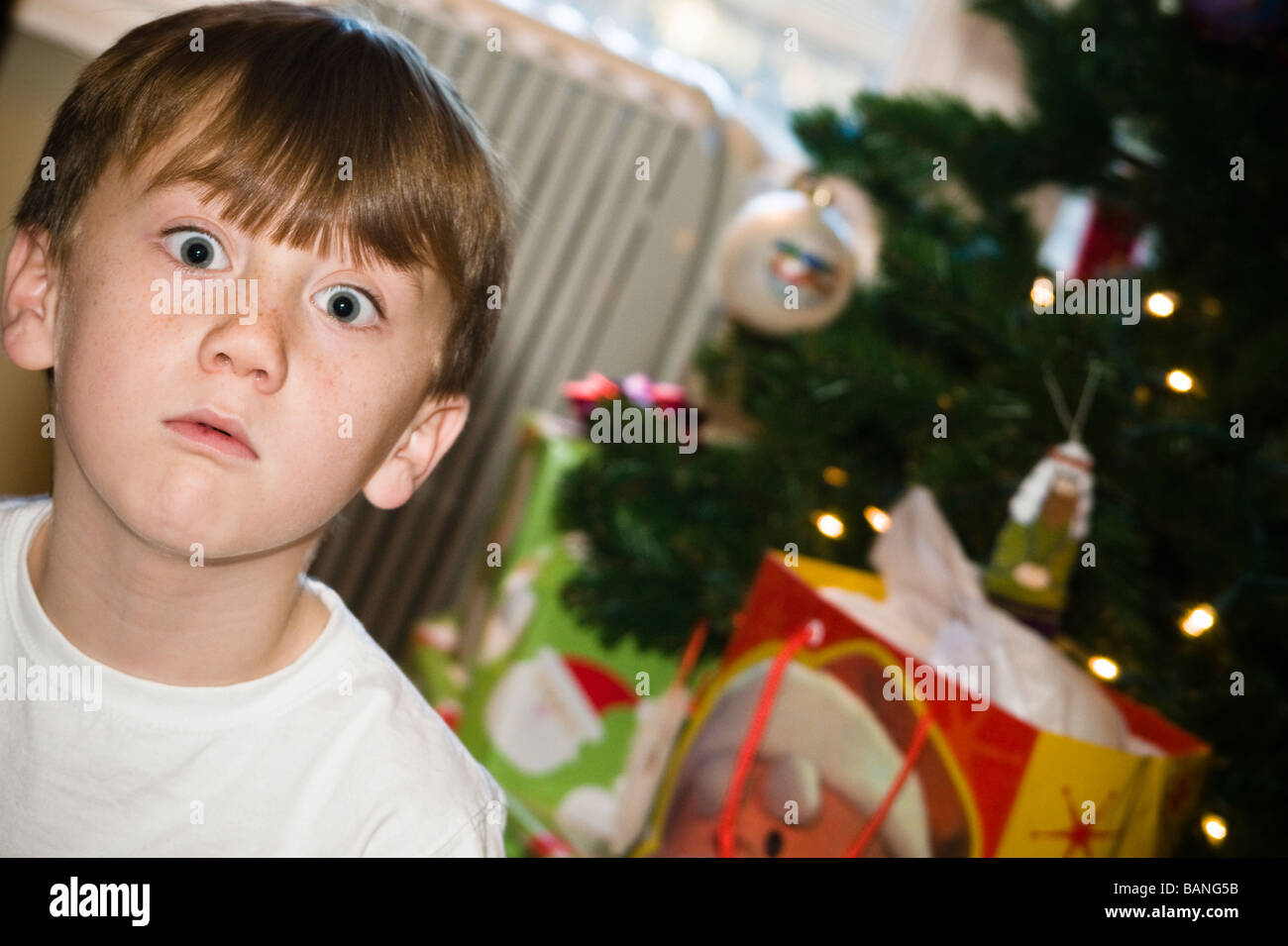 La mattina di Natale holiday Foto Stock