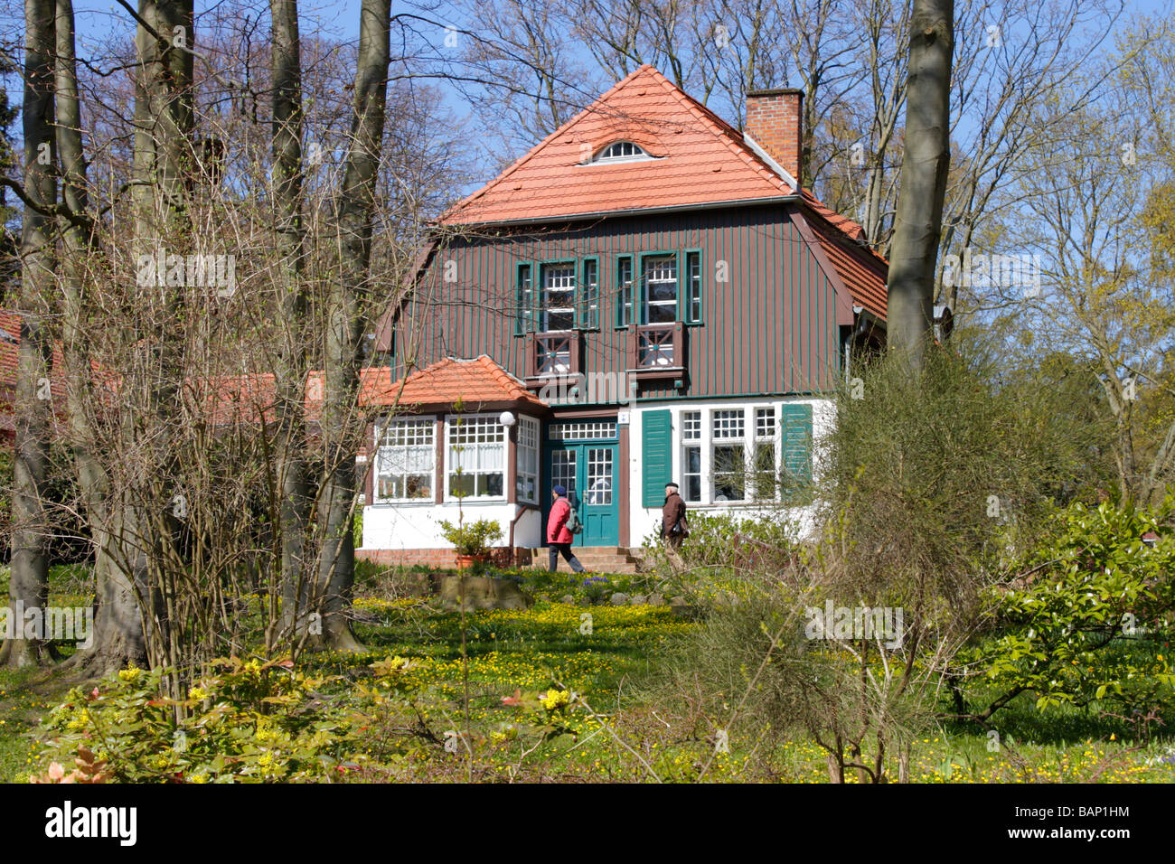 Gerhart Hauptmann casa a Kloster, isola di Hiddensee, Mecklenburg Western-Pomerania Foto Stock