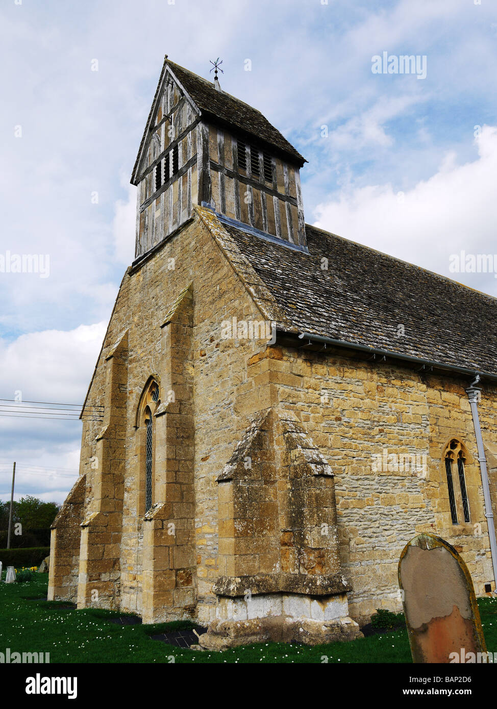 La parrocchia di Long marston village warwickshire Foto Stock