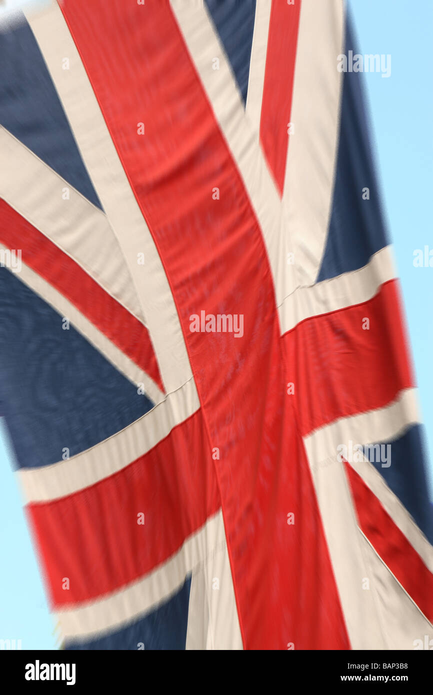 Union Jack flag di Gran Bretagna Regno Unito Foto Stock