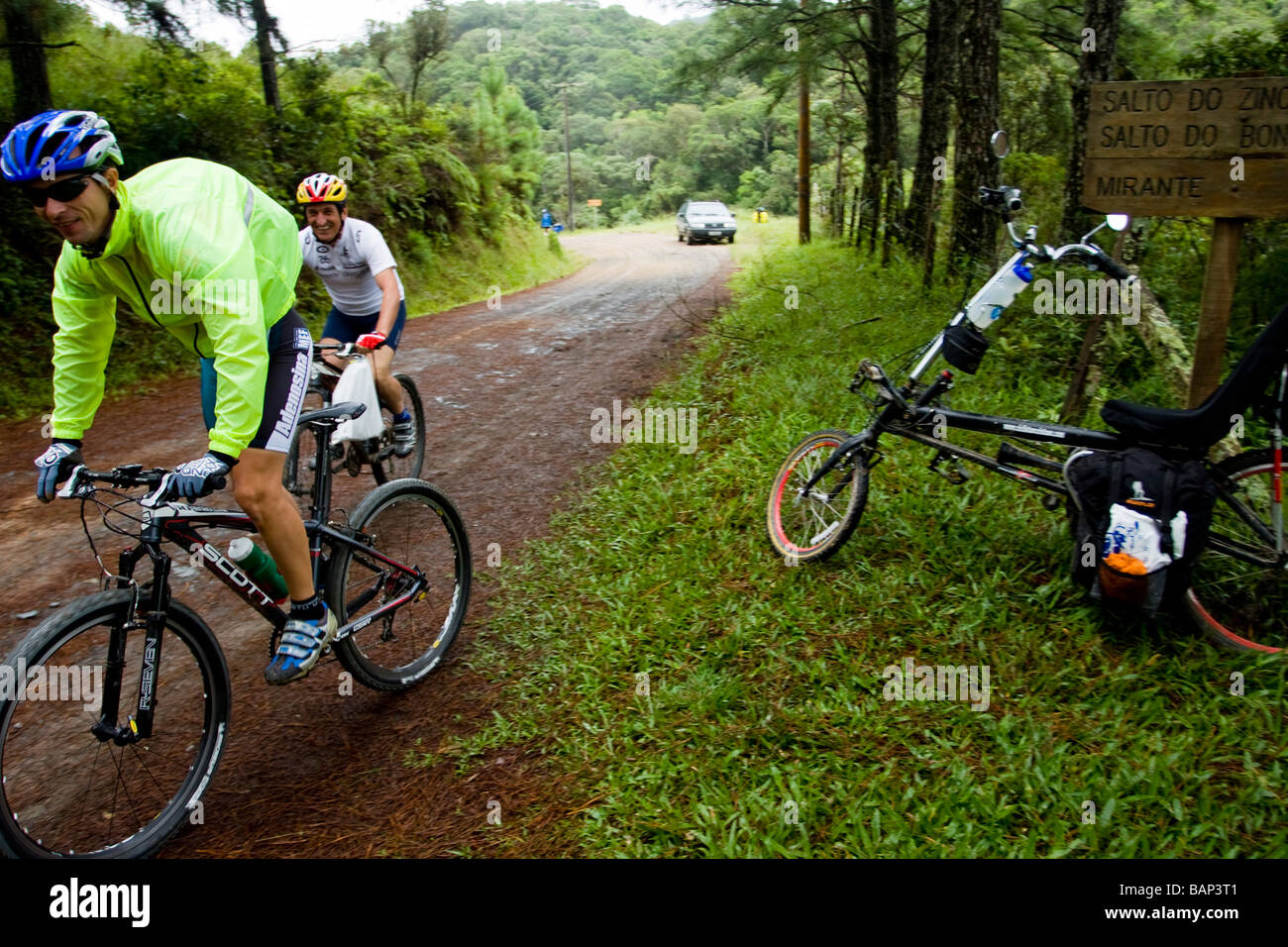 Valle europea - Bike touring a Santa Catarina in Brasile Foto Stock