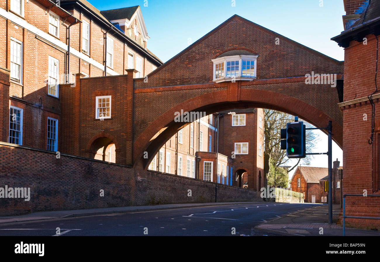 Marlborough College di uno dei più famosi inglese scuole pubbliche nel mercato comune di Marlborough Wiltshire, Inghilterra REGNO UNITO Foto Stock
