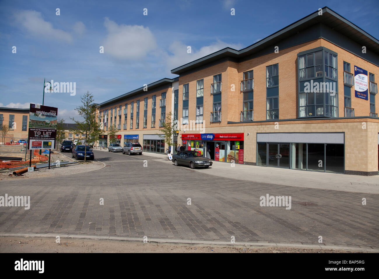 Nuovo sviluppo commerciale all'Hampton Inn Peterborough Foto Stock