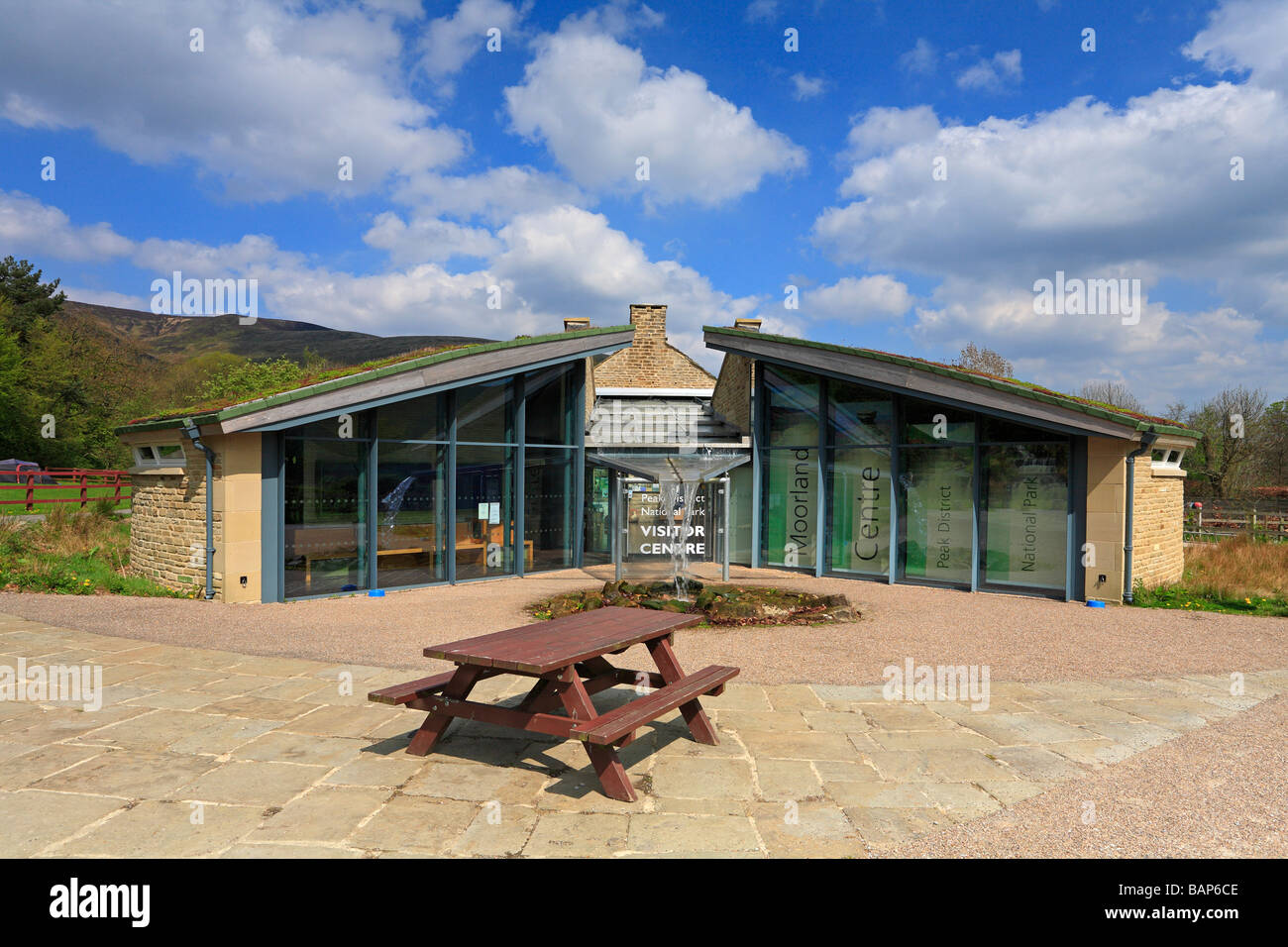 Il centro di brughiera, Edale, Derbyshire, Parco Nazionale di Peak District, Inghilterra, Regno Unito. Foto Stock