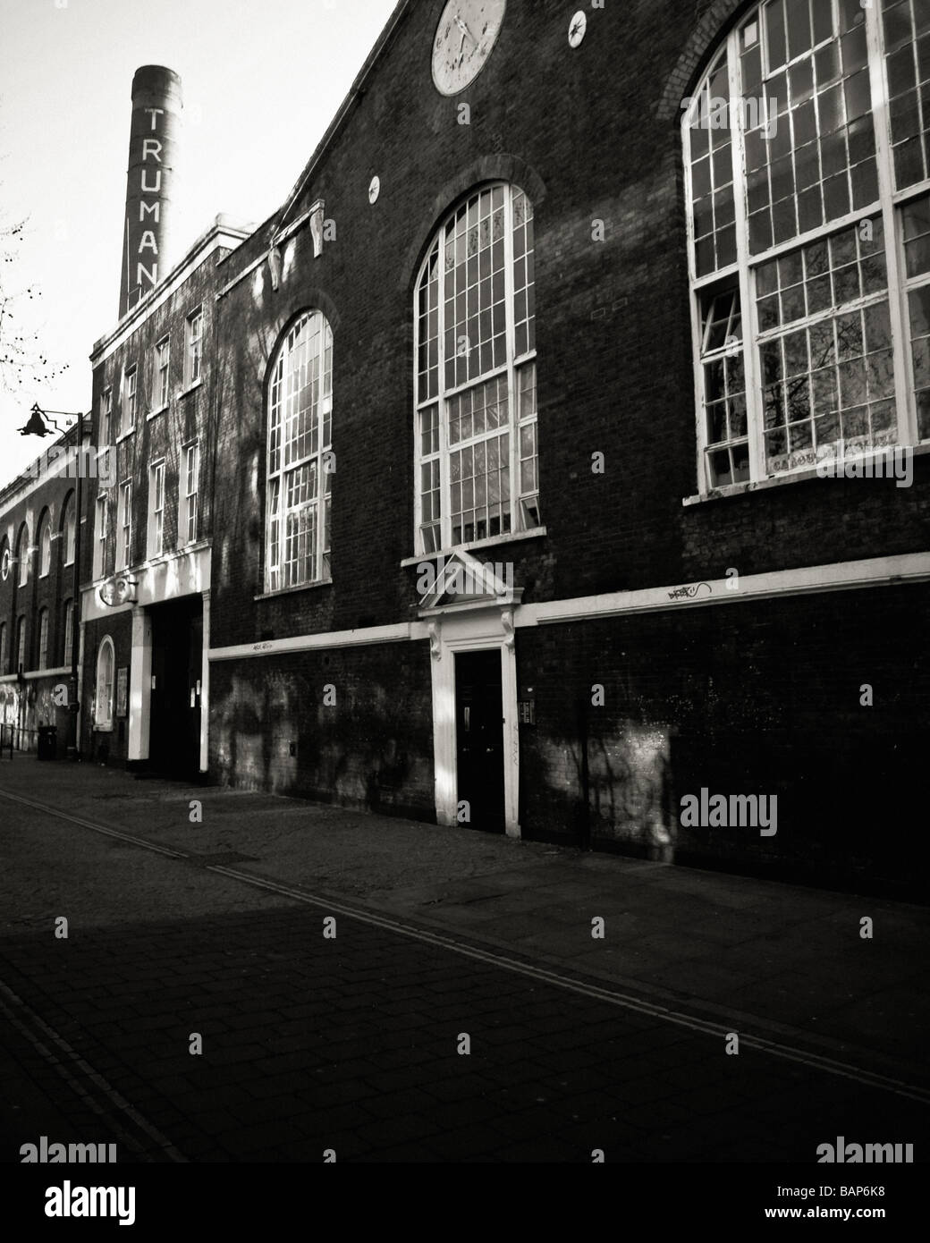 Il vecchio Truman Brewery, Brick Lane Foto Stock