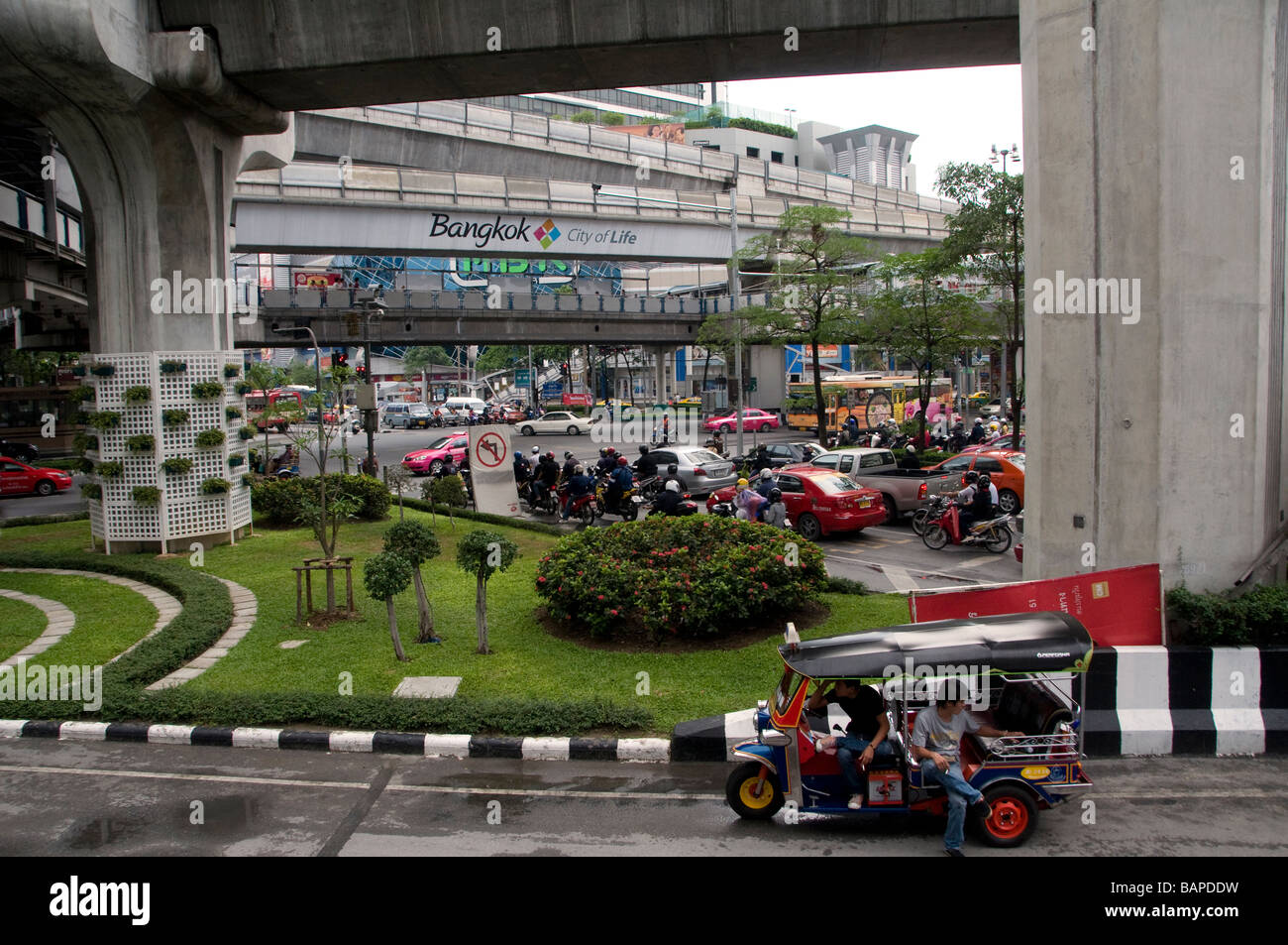Il centro di Bangkok. Della Thailandia Foto Stock