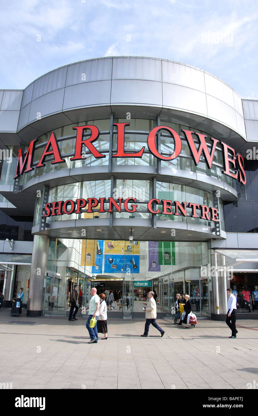 Marlowes Shopping Centre, High Street, Hemel Hempstead, Hertfordshire, England, Regno Unito Foto Stock