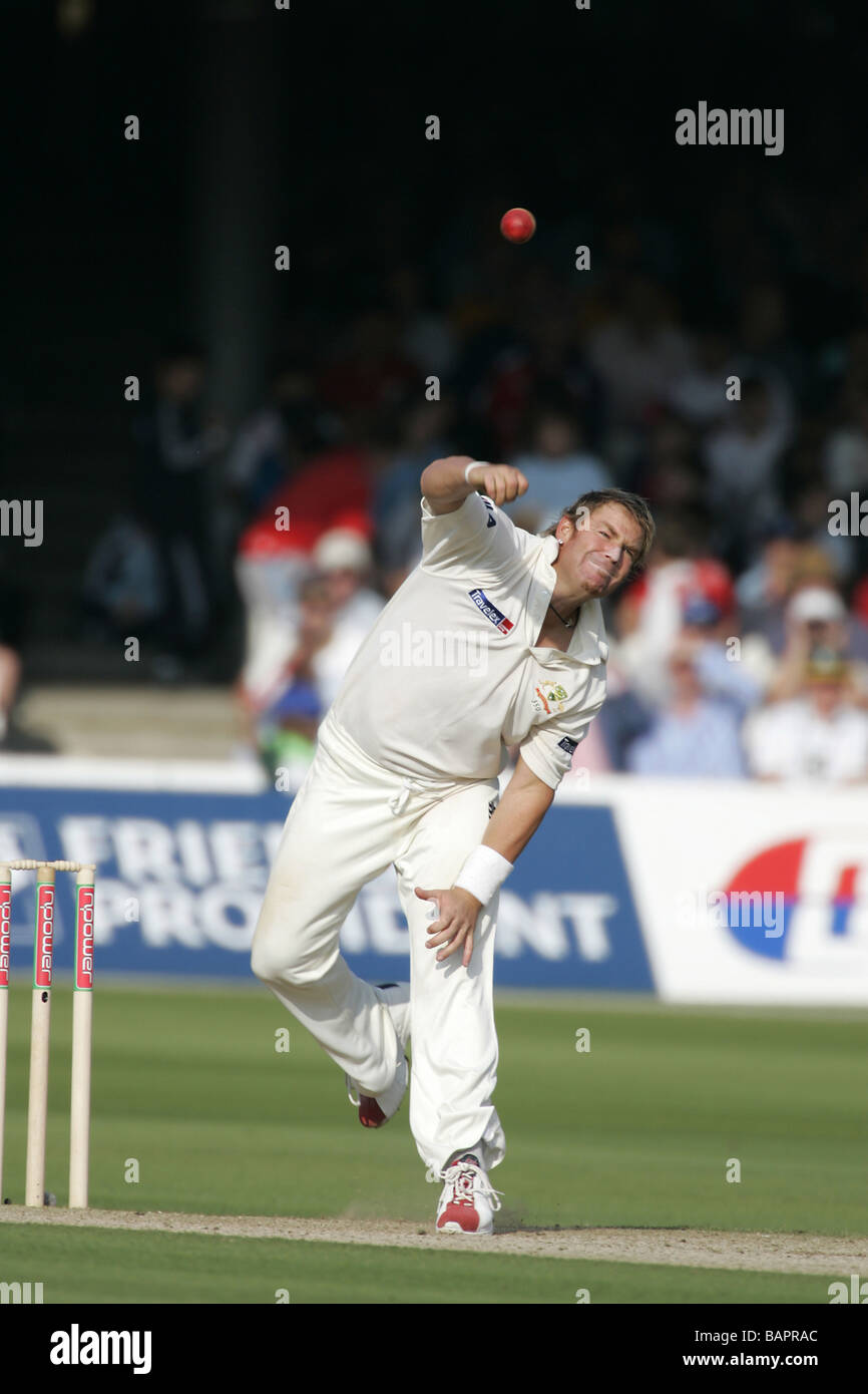 Australian Cricketer, Shane Warne. Foto Stock