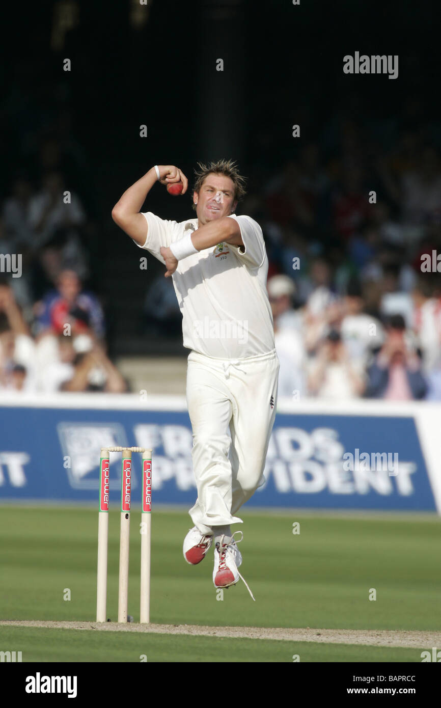 Australian Cricketer, Shane Warne. Foto Stock