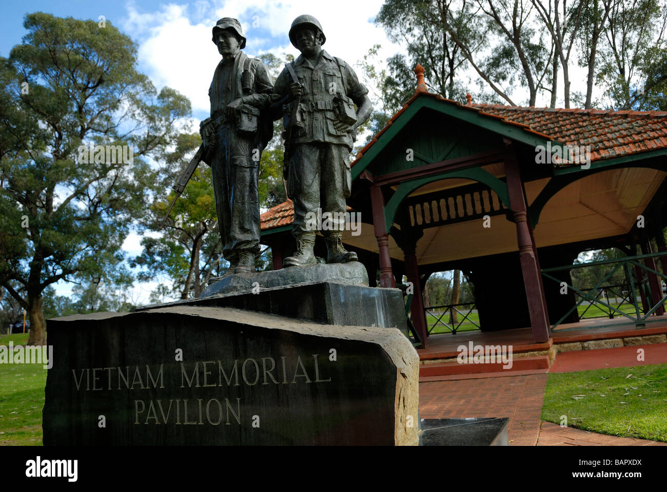 Vietnam Memorial Pavillion, Kings Park, Perth, Australia occidentale, Australia Foto Stock