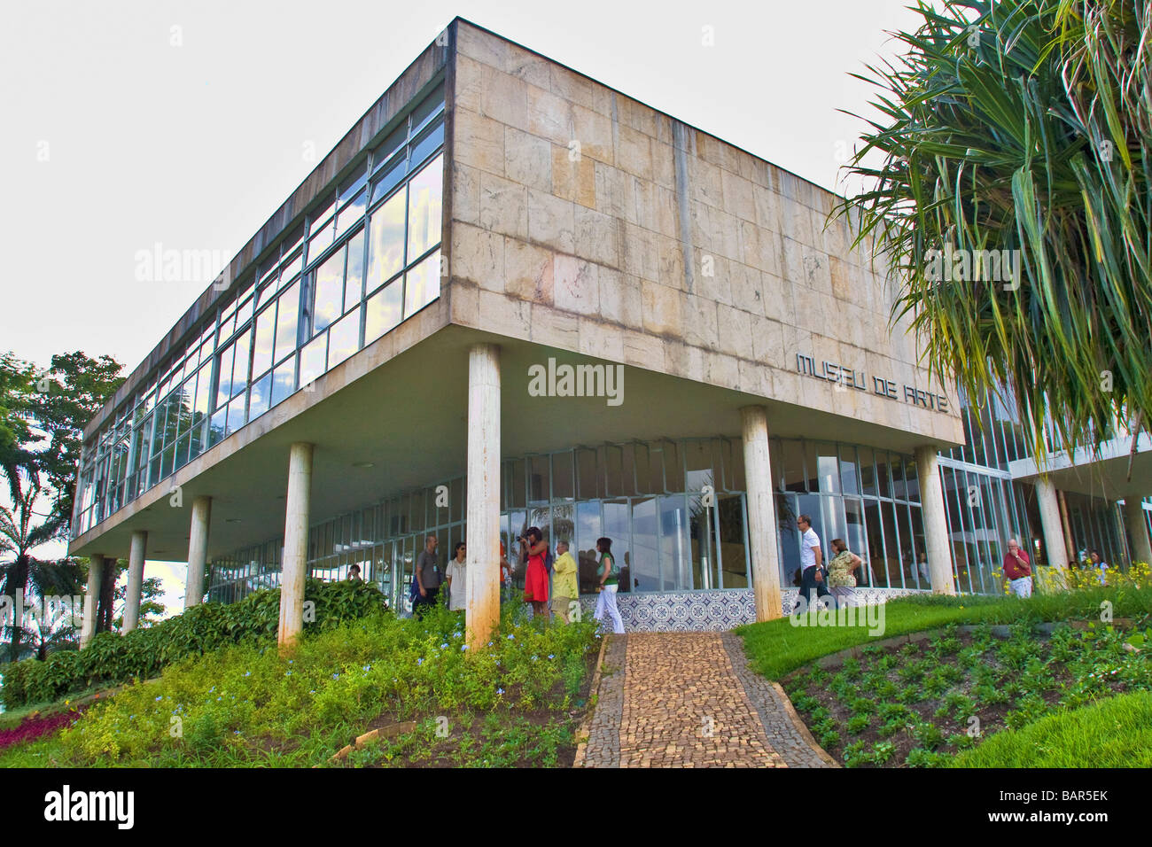 L'Oscar Niemeyer progettato Casino per il progetto di Pampulha 1943 Pampulha quartiere di Belo Horizonte Brasile Foto Stock