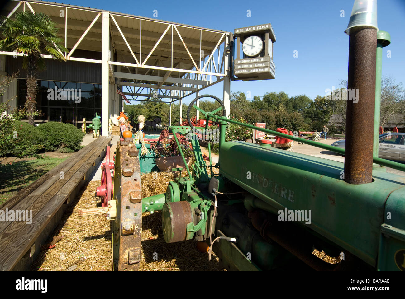 Macchinari agricoli al Jim Ross Buck Mississippi agricoltura e silvicoltura Museum di Jackson, in Mississippi Foto Stock