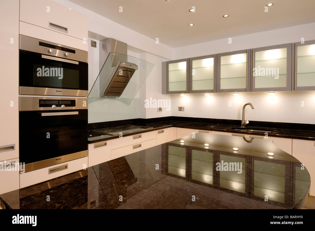 Moderna cucina interno Foto Stock