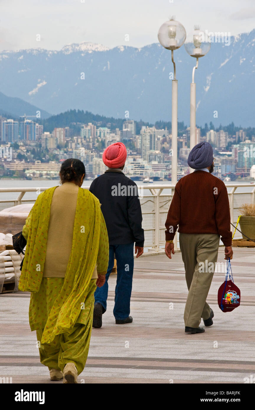 Gli immigrati Vancouver Foto Stock
