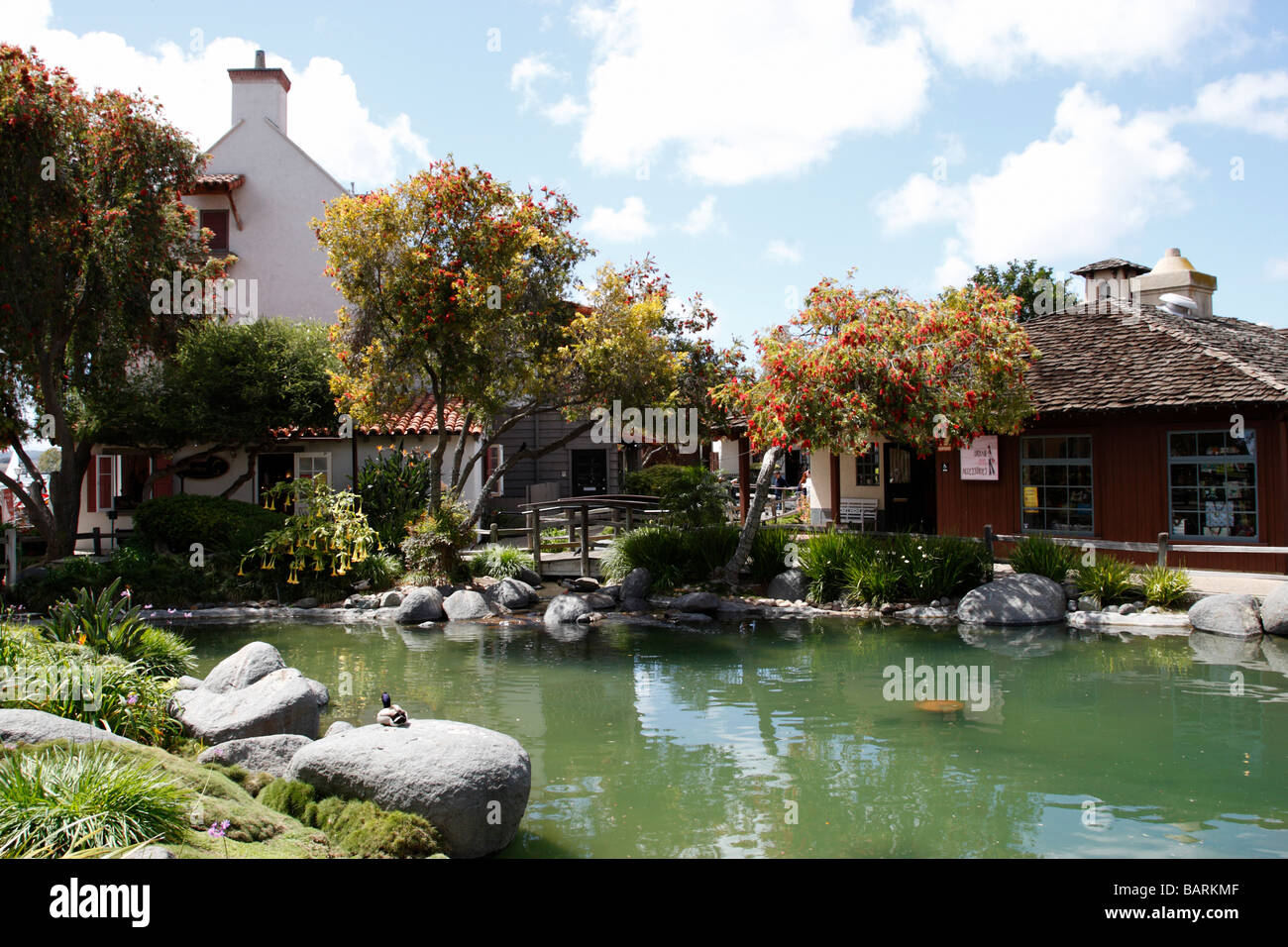 Visualizzare intorno al Seaport Village embarcadero san diego california usa Foto Stock