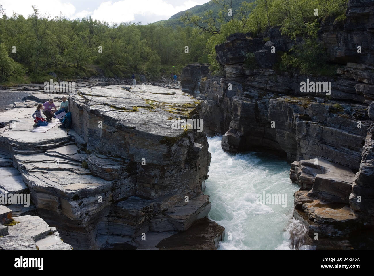 Abisko National Park, Kungsleden trail, Norrbotten, Lappland, Svezia, Scandinavia, Europa Foto Stock