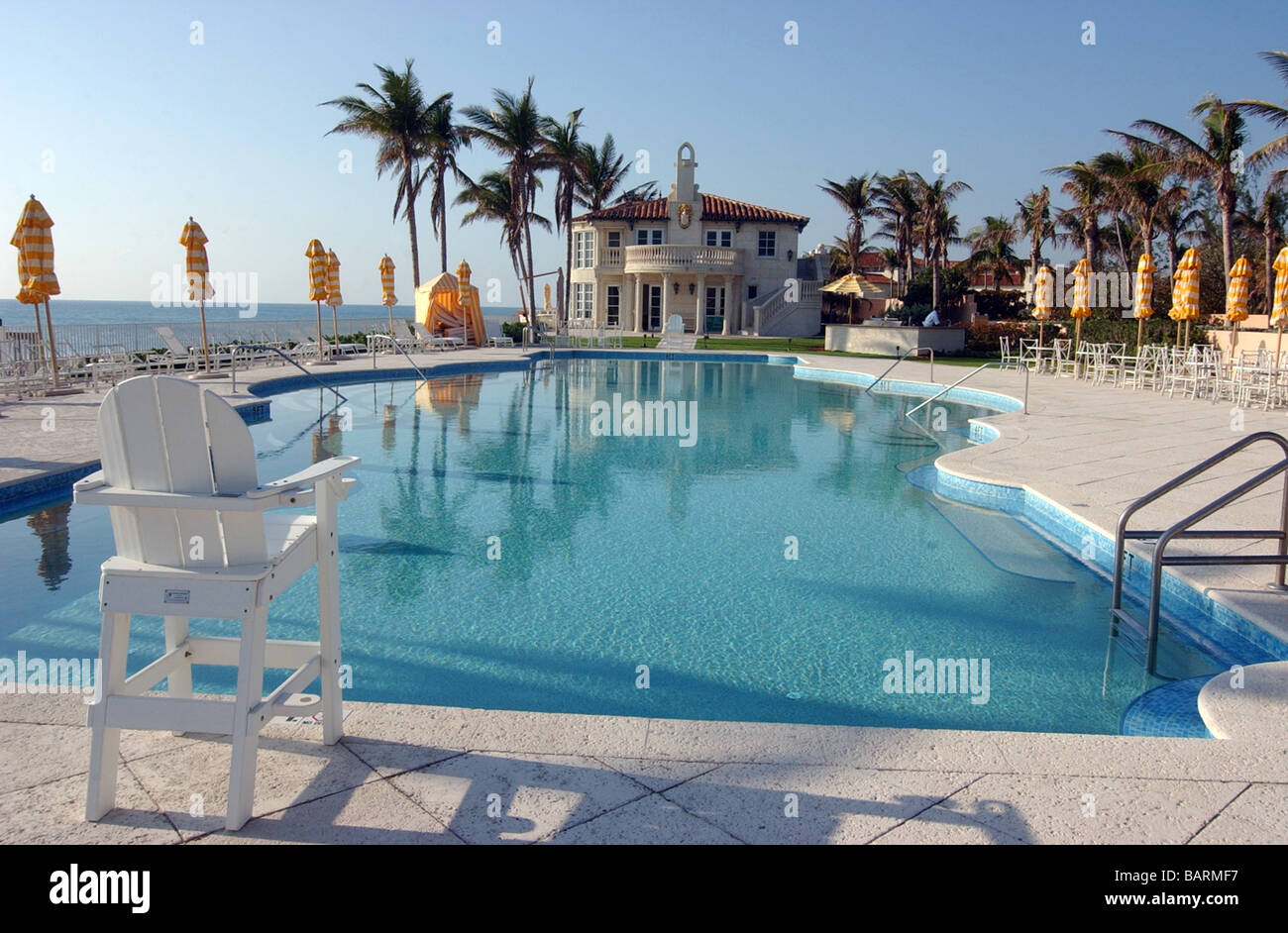 Vedute del Mar un lago station wagon di proprietà di Donald Trump in Palm Beach Foto Stock