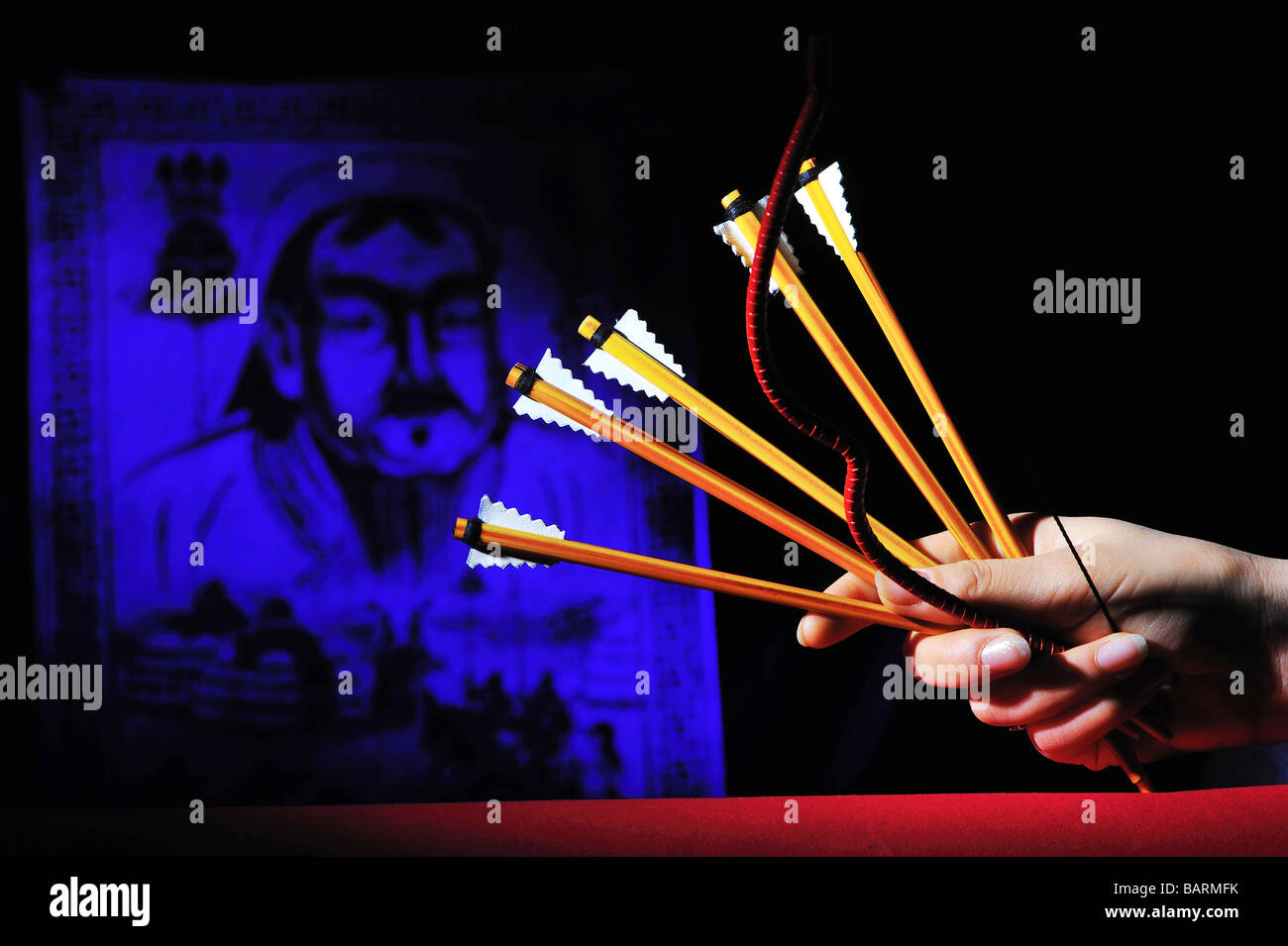 Tradizionale mongola storia, Chingis Khan Foto Stock