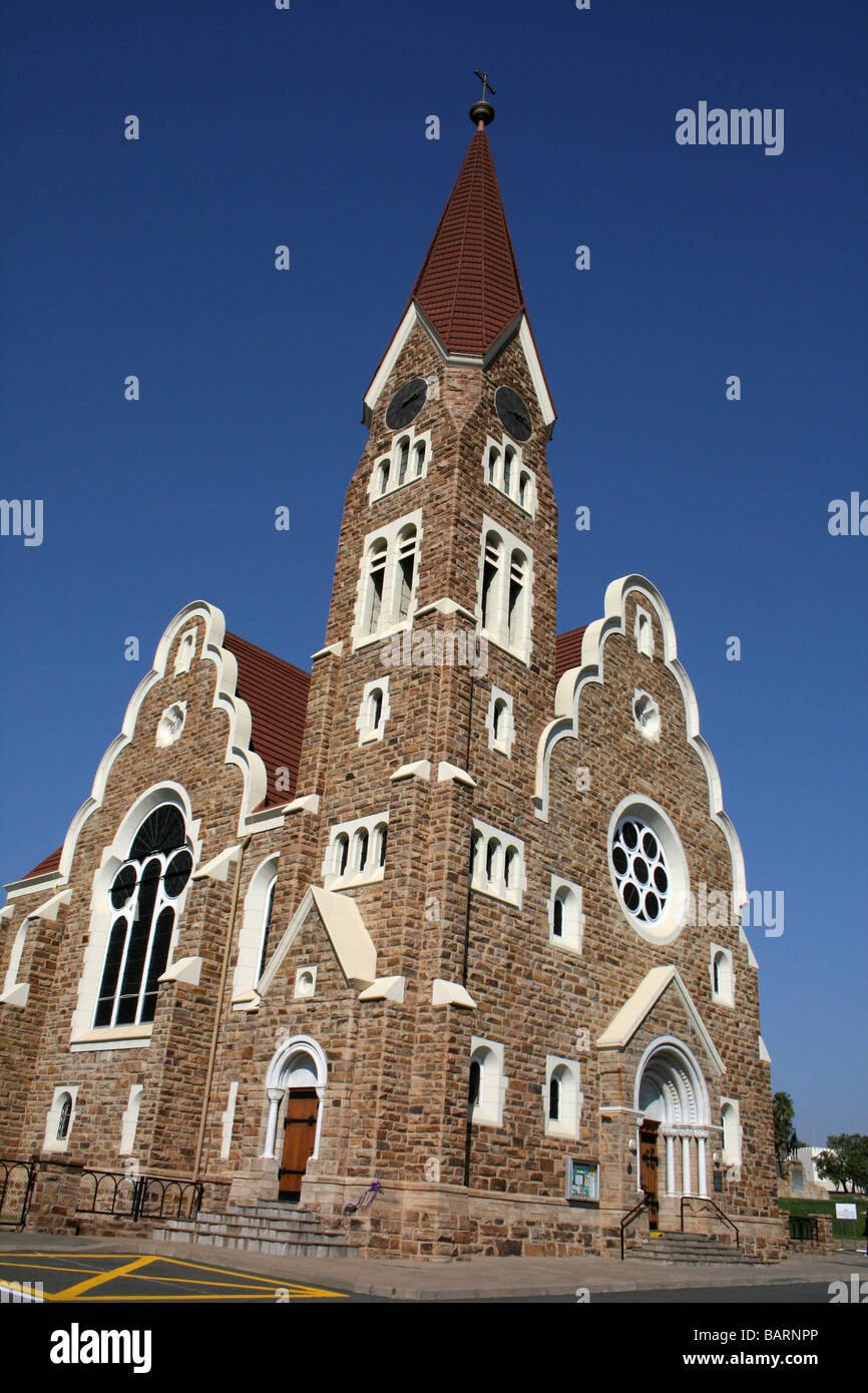 La Chiesa di Cristo (o Christuskirche), a Windhoek, Namibia Foto Stock