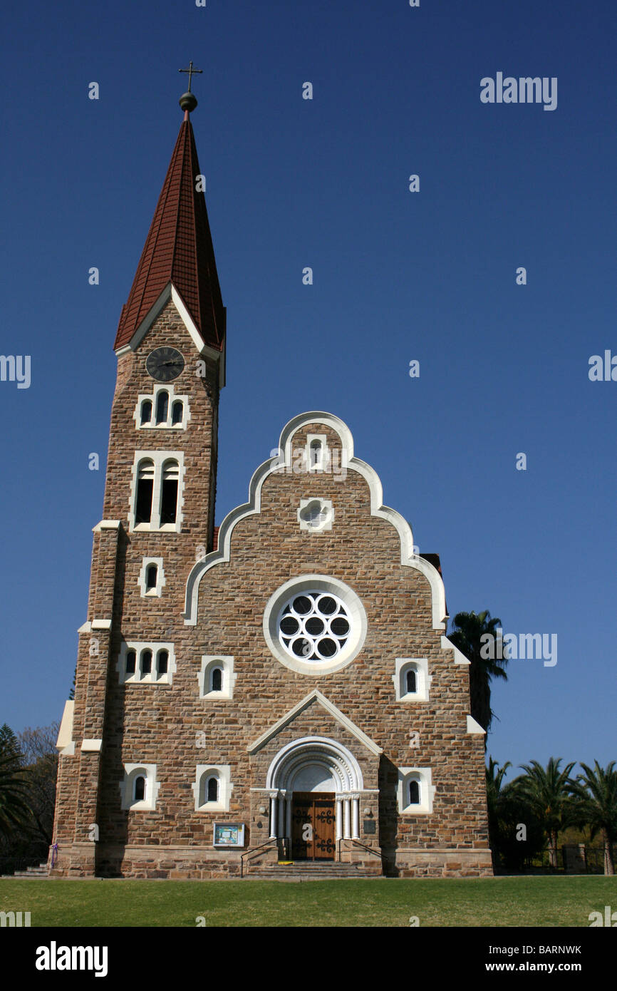 La Chiesa di Cristo (o Christuskirche), a Windhoek, Namibia Foto Stock