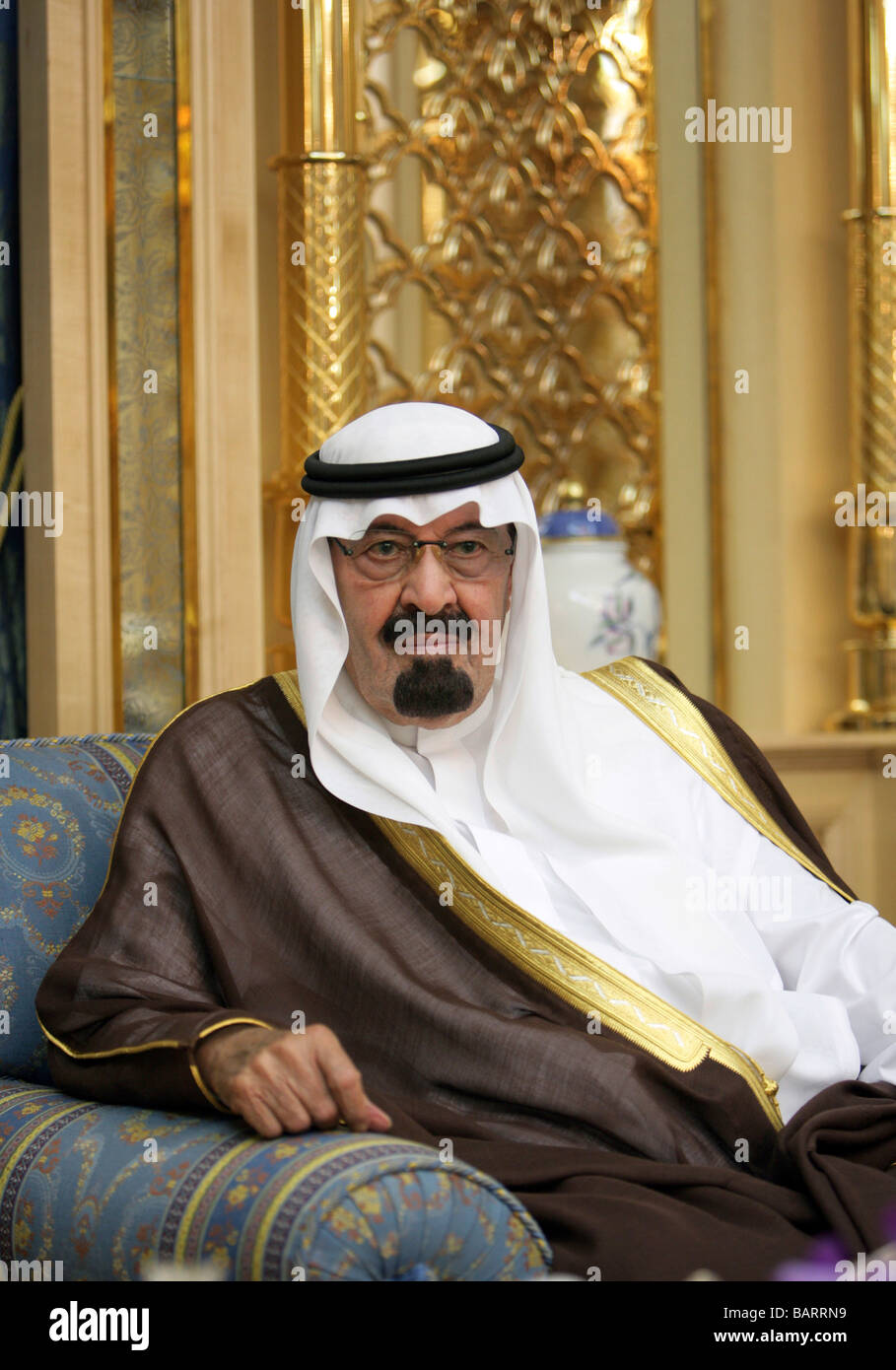 Abdullah bin Abdul Aziz Al Saud re di Arabia Saudita Foto Stock