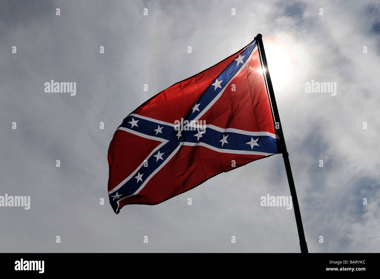 Bandiera confederate in vendita presso Vermonster 4x4 Rally Foto Stock