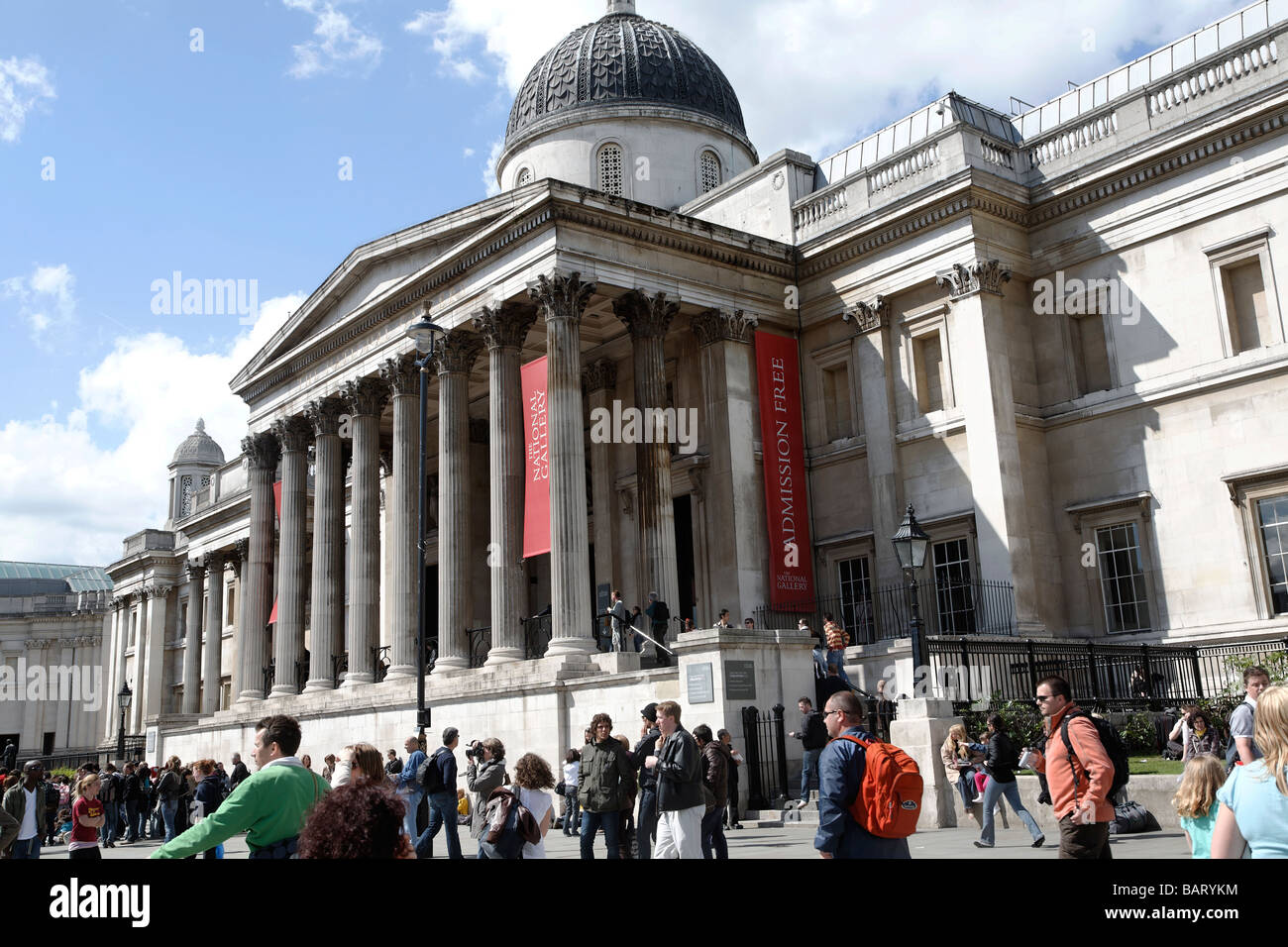 La National Gallery di Londra, Inghilterra Foto Stock