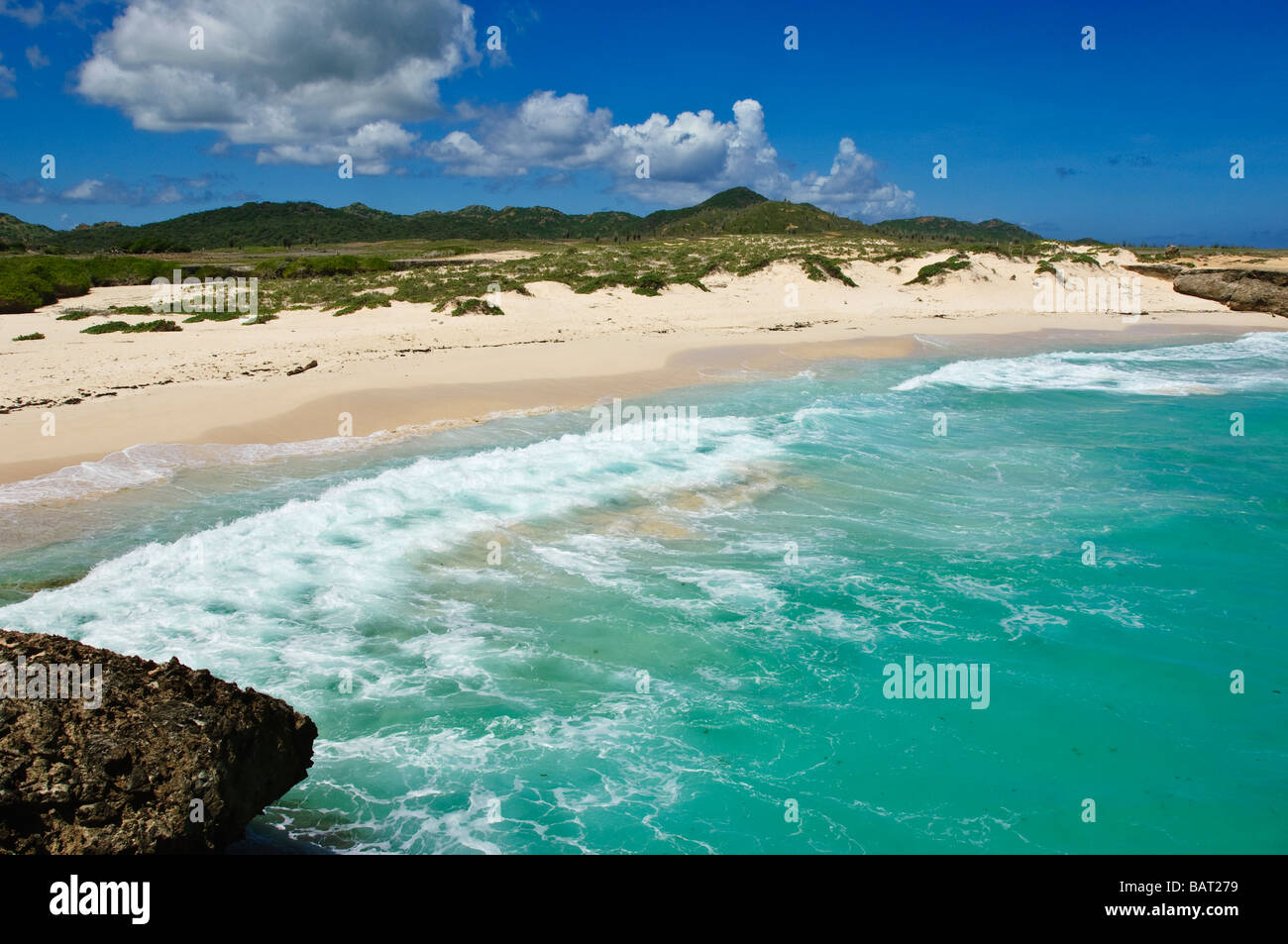 Playa Chikitu Beach, Washington Slagbaai National Park, Bonaire Foto Stock