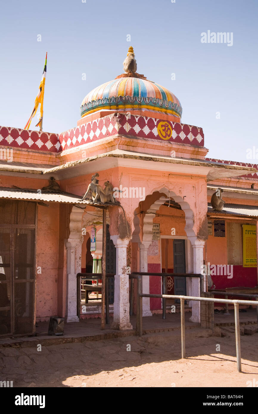 Il Tempio di Ganesh in Ranthambhore Fort, Ranthambhore National Park, Rajasthan, India Foto Stock
