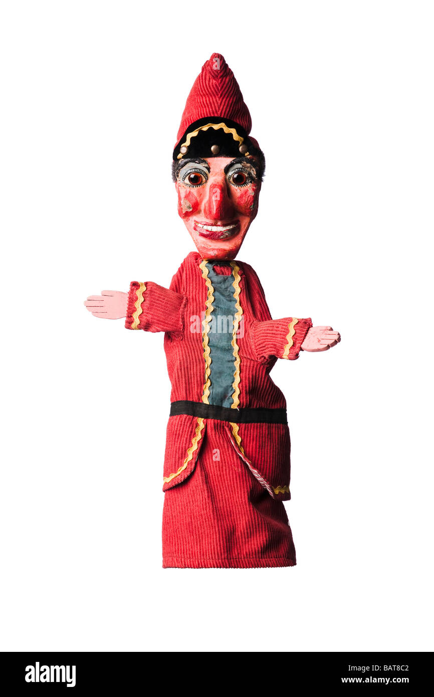 Punch e Judy puppet caratteri Foto Stock