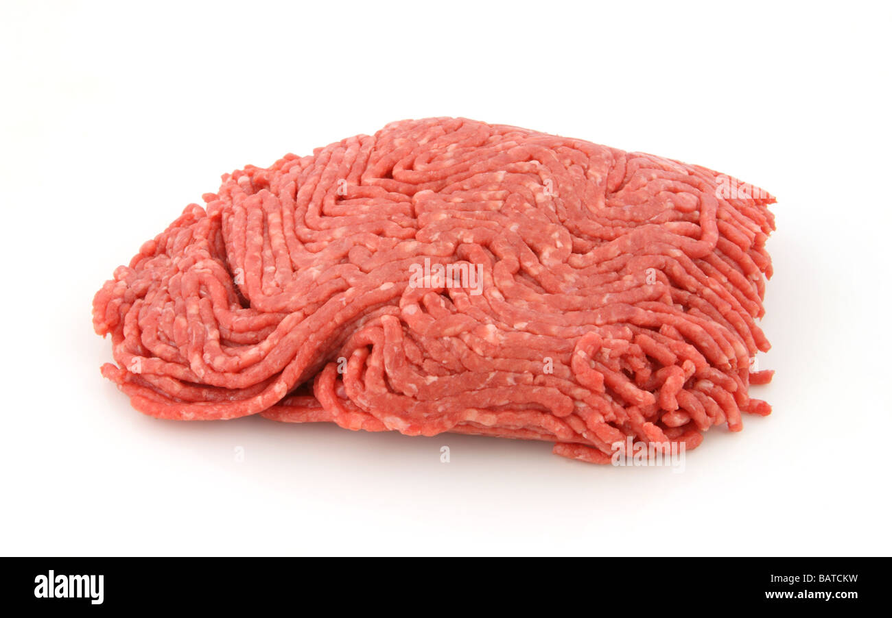 Angus di macinato di manzo Foto Stock