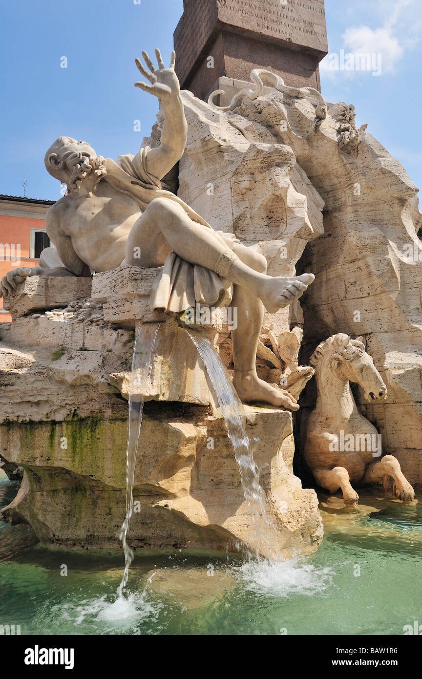 Piazza Navona, Roma, lazio, Italy Foto Stock