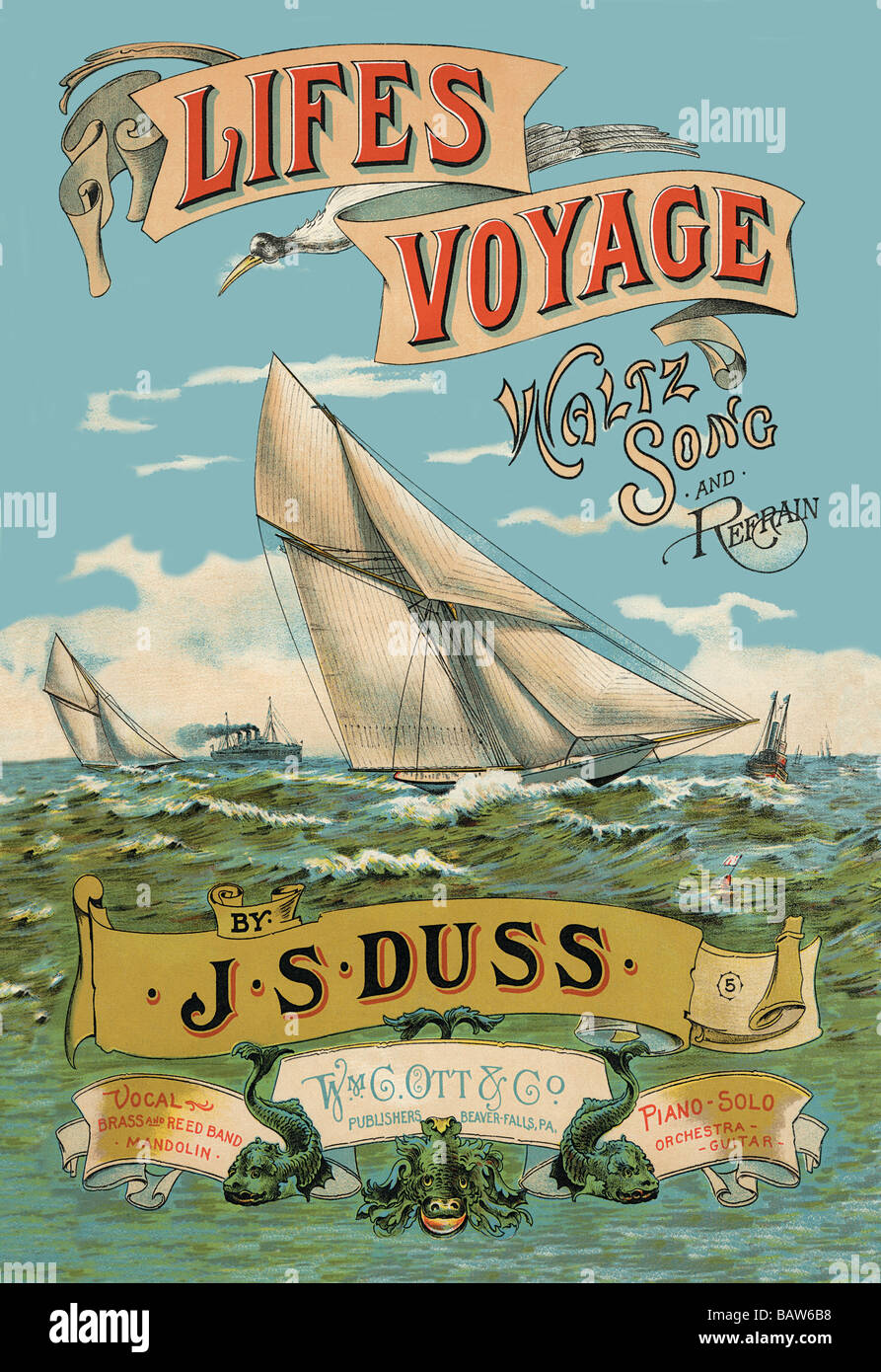 La vita è Voyage - Valzer canzone e astenersi Foto Stock
