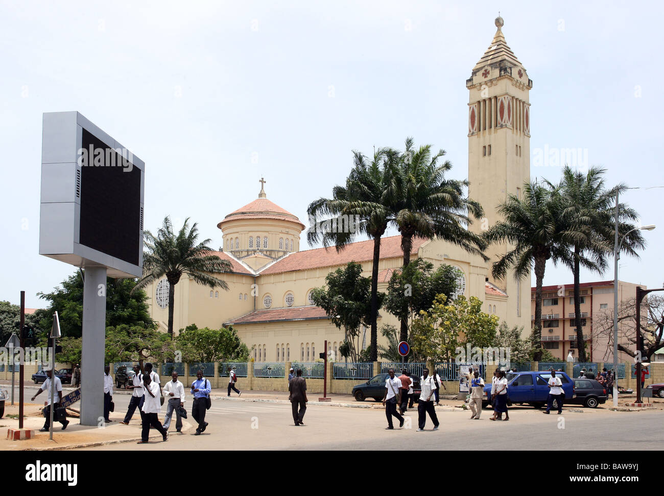 Conakry Guinea: cattedrale nel centro della capitale Conakry Foto Stock