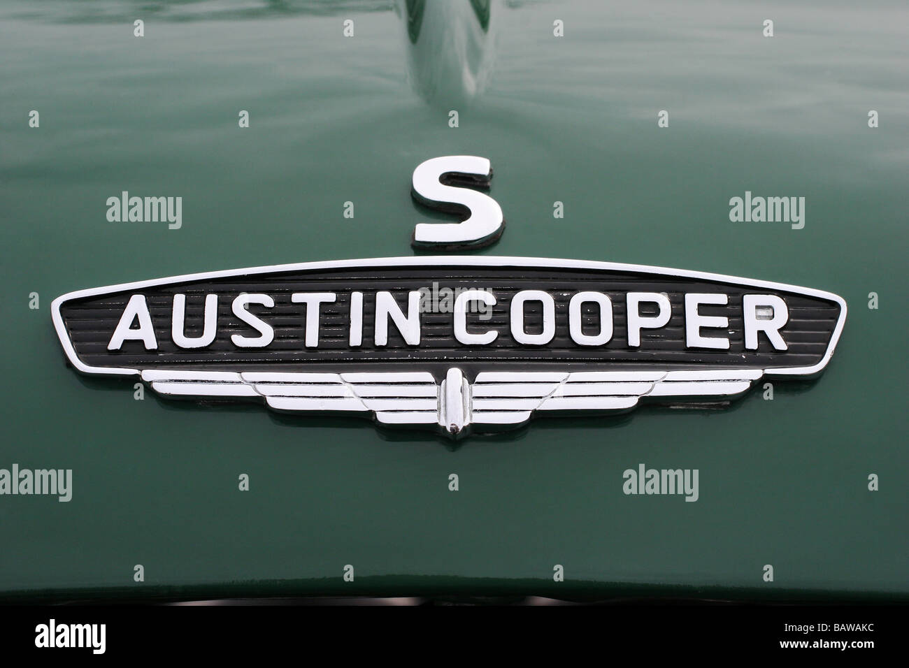 Austin Cooper S Mini Cooper logo badge Foto Stock