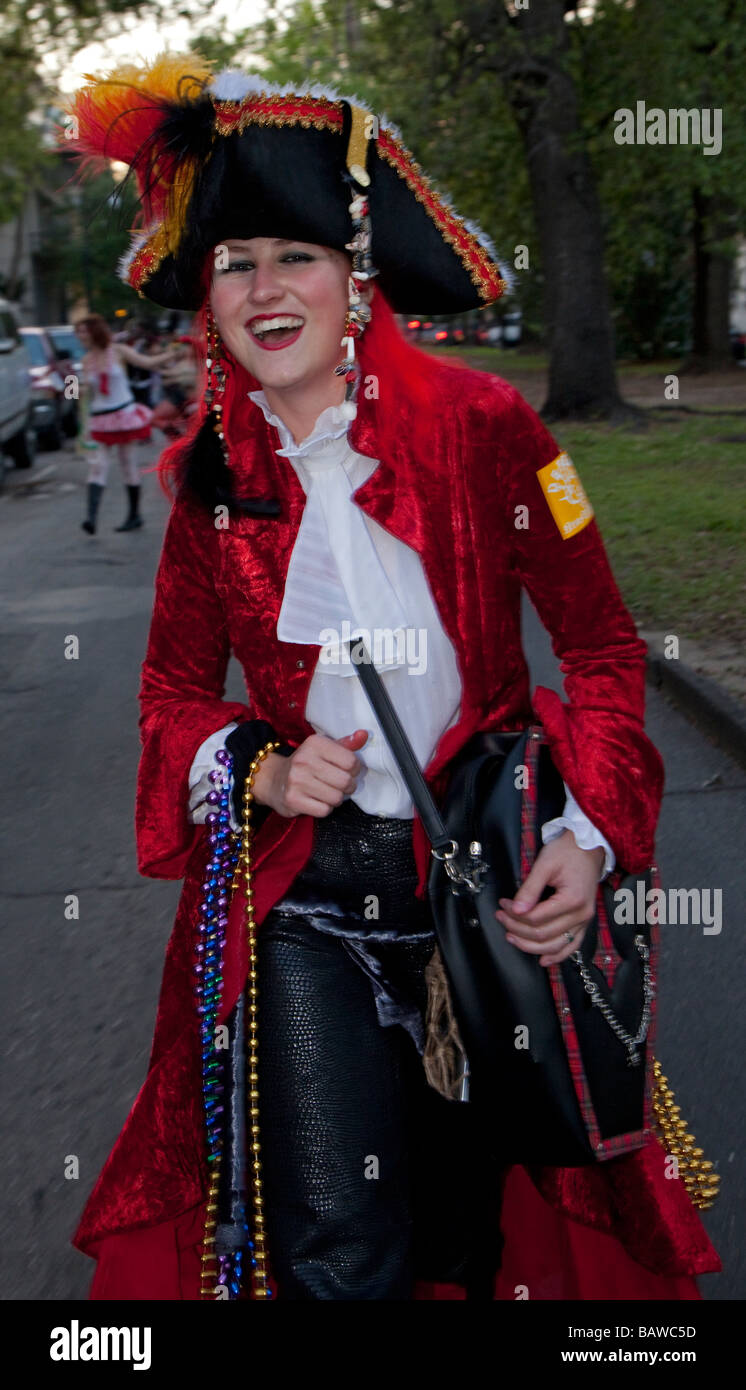 I pirati Parade di New Orleans Foto Stock